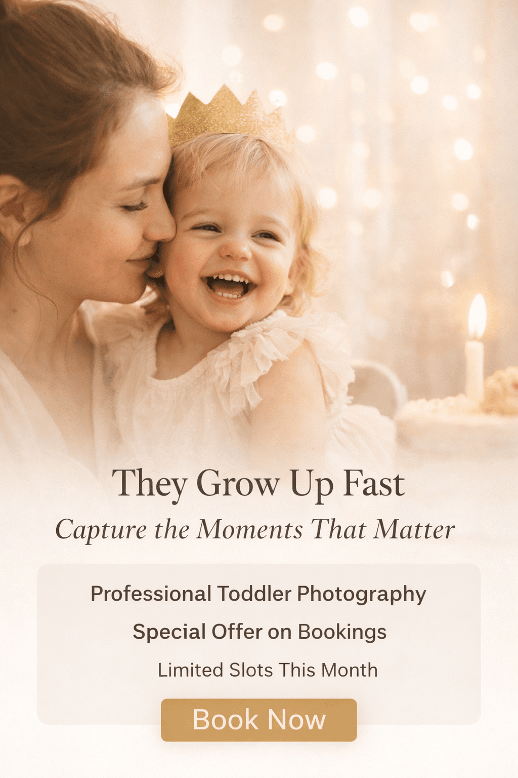 Mother and child emotional moment